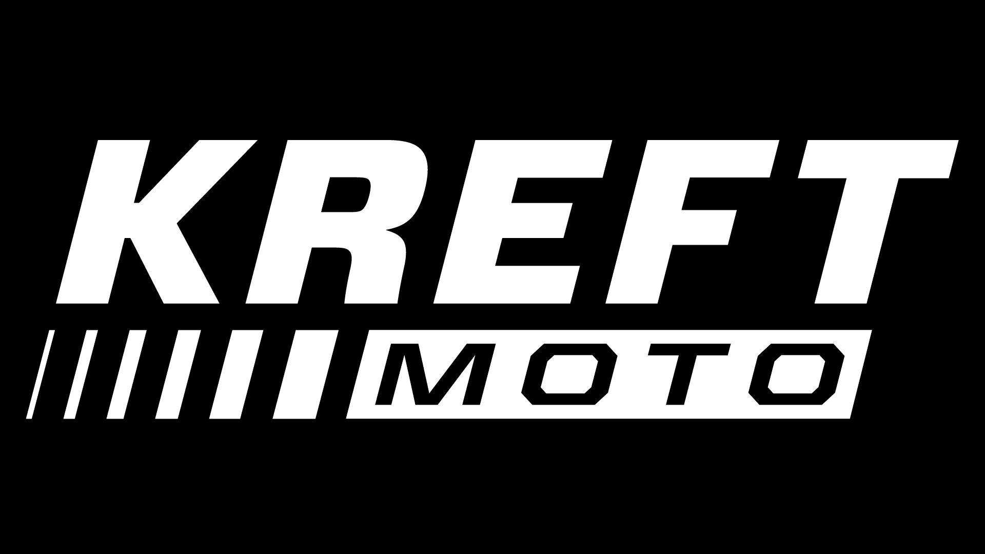 KreftMoto_Logo_WhiteOnBlack